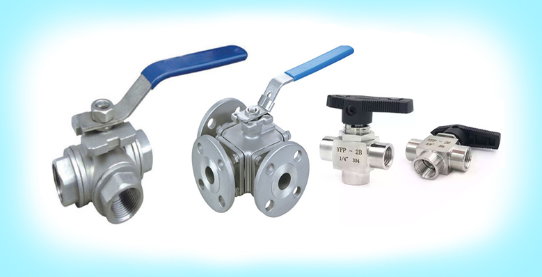 3 & 4 Way Ball Valve