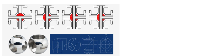 3 & 4 Way Ball Valve